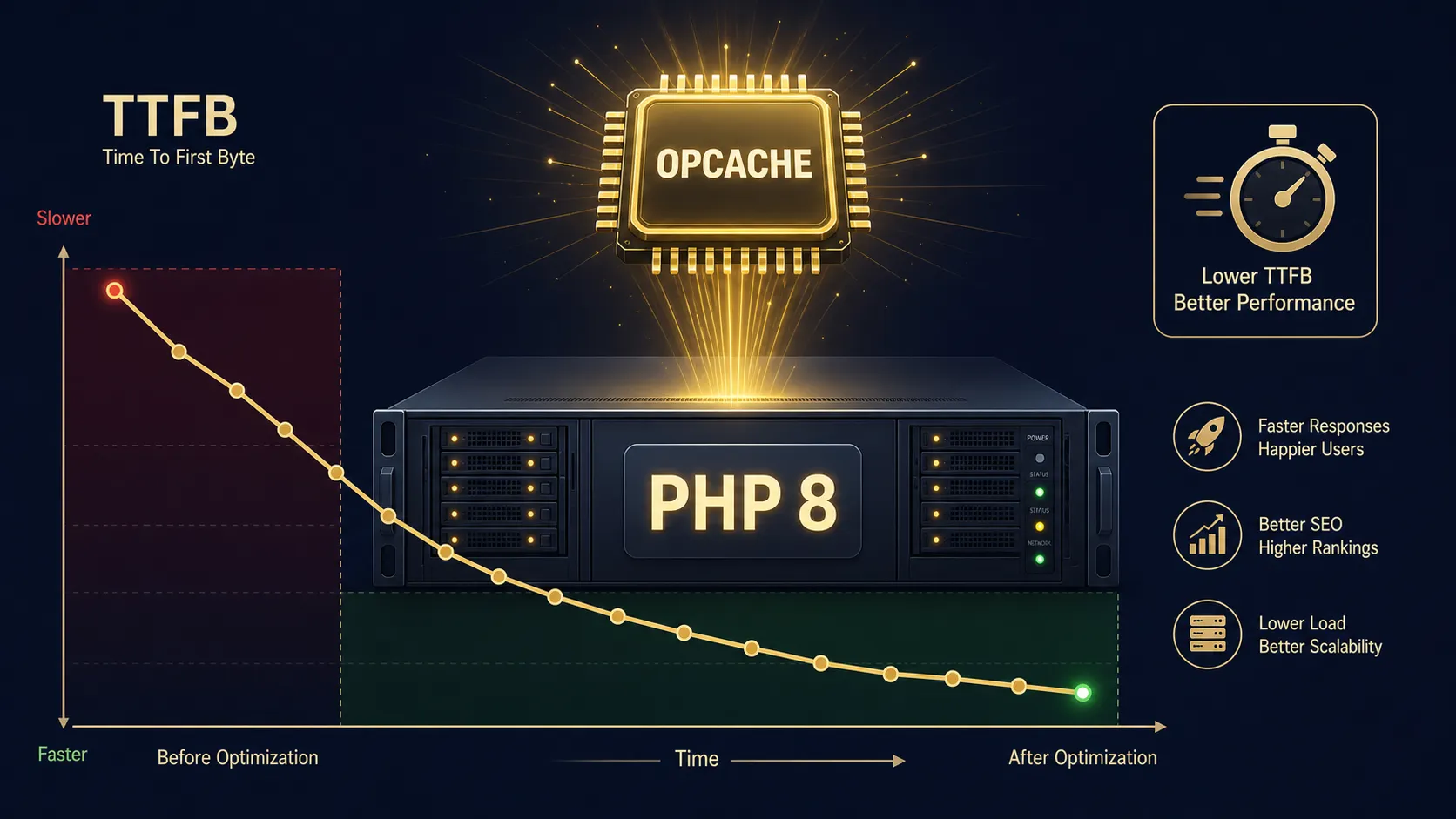 دکتر سرور PHP، OPcache و جراحی TTFB
